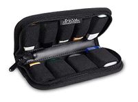 KING OF FLASH 9 x USB Flash Drives Carrying Case with Padded Protection for Flash/Key Drives - Black