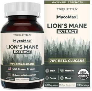 MycoMax Lions Mane Supplement - 70% Beta Glucans