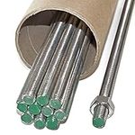 3 x M8 (8mm) A2 Stainless Steel Threaded Bar/Rod/Stud - 1 Metre (1000mm) Long