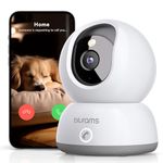 blurams Indoor Camera 2K, Pet Camera with App, 360° Baby Cameras House Security for Pet/Dog/Baby, One-Touch Call, Color/IR Night Vision, Motion Detection, 2-Way Talk, Cloud&SD(2.4GHz Only)