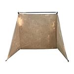 Wind Blocker for Outside Camping, Canvas Beach Wind Screen, Outdoor Windshield Camping Cooking Windscreen Beach Privacy Shield Ffxs