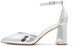 ALDO Women's Jan Pump, Silver, 6 UK