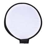 speedlight 430ex Diffuser, Diffuser Flash, Acouto Mini Portable Round Beauty Dish Speedlite Flash Diffuser Softbox for Nikon for Canon for (40cm)