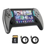 Handheld retro video game console supports 11 emulators, retro gaming console handheld 4.7-inch IPS screen (black)