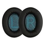 kwmobile Replacement Earpads Compatible with Bose Soundlink Around-Ear Wireless II - 2x Sheepskin Headphones Pads - Black