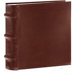 Pioneer Photo Albums CLB-146/BN 100-Pocket European Bonded Leather Photo Album for 4 by 6-Inch Prints, Brown