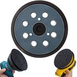 5 Inch Hook & Loop Sander Pad Replacement for DeWalt, Makita, Porter Cable Random Orbital Sander - Replacement Pad for DW421/K, DW423/K, D26451, D26453