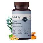 Miduty by Palak Notes Joint Pain Relief Supplement Boswellia Serrata, Turmeric Root Complex, Ginger Root - Support Joint Health Supplement - 60 Capsules