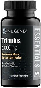 Nugenix Essentials Tribulus Terrestris Extract - 95% Total Saponins, 1000mg High Potency, Extra Strength