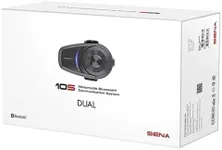 Sena 10S Motorcycle Bluetooth Headset Communication System, Dual Pack