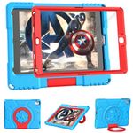 iPad 6th/5th Generation Case Kids for iPad 9.7 Inch 2018/2017, TrendGate Lightweight Shockproof iPad Air 2 Case Built-in Screen Protector with Handle Stand for iPad Air/iPad Air 2/iPad Pro 9.7 - Blue