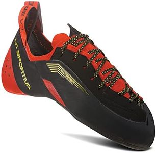 La Sportiva Mens Testarossa Rock Climbing Shoes, Red/Black, 11.5