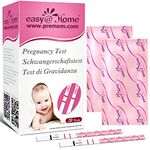 Easy@Home 20 x Pregnancy Test Strips for Early Detection 10 MIU/ml, Fertility Test Kit, 20 HCG Tests