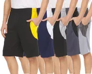 DARESAY Mens Athletic Shorts with P