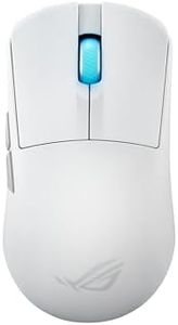 ASUS ROG Harpe Ace Mini White Ultralight E-Sport Gaming Mouse (49 Grams, ROG Micro Switches, SpeedNova Wireless Technology, USB, 2.4 GHz RF, Bluetooth, ROG AimPoint Pro, 42,000 DPI, 8000 Hz, White)