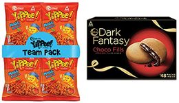 Sunfeast Dark Fantasy Choco Fills, 600 g, Candyman Fantastik Treat Pack, Choco Wafer Rolls, 200g