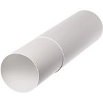 LIRAST Ø 100mm / 4'' Plastic Telescopic Ventilation Wall Sleeve - Round Ducting Pipe - Extendable Vent Tube Duct