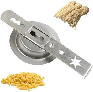 Cookie Spritzer Press, Cookie Maker Metal Cookie Press 4 Shapes Meat Grinder Attachment Dough Pastry Noodle Maker for Home Kitchen Bakery, 8#