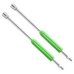 RIDGE WASHER Pressure Washer Extension Wand, 17 Inch Stainless Steel Power Washer Lance with Green Protective Cover, 1/4'' Quick Connect, 2 Pack