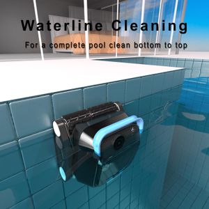 8streme Black Pearl Ultra Robotic Pool Cleaner – Battery, Wall Climber, 150 Min Runtime