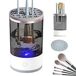 Electric Makeup Brush Cleaner, Cosmetic Brush Blender Machine with Brush Clean Mat for All Size Make up Brush Gift for Women Female Wife Friend