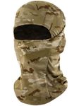 fuinloth Balaclava Ski Mask, Motorcycle Cycling Face Mask Skiing Running for Men/Women Sand Camo
