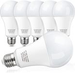 KINDEEP A21 LED Light Bulbs Soft White, 150-200 Watt Equivalent E26 LED Bulbs, 23W Super Bright Light Bulbs, 2500 Lumens, 2700K Soft White for Home Bedroom Living Room, Non-Dim, 6 Pack