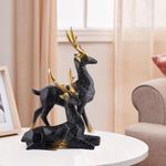 zart Deer Home Decor showpiece (Black spot)