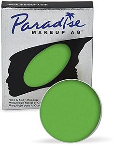 Mehron Makeup Paradise Makeup AQ Refill Size | Stage & Screen, Face & Body Painting, Beauty, Cosplay, Halloween | Water Activated Face Paint, Body Paint, Cosplay Makeup .25 oz (7 ml) (Light Green)