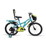 SHELDON Cycle for Kids ROBO 20T Bike Durable Frame Disc Brakes Stylish Design for Kids Hybrid Cycle/City Bike, 5 to 8 Years (Blue)