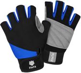 FitsT4 Half Finger Padded Palm Gloves for Diving, Sailing, Jet Skiing, Stand-UP Boarding, Kayaking and Water Skiing, Perfect for Men&Women&Youth