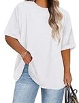 IN'VOLAND Women Oversized T-Shirt Summer Casual Short Sleeve Loose Tee Tops