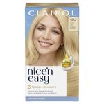 Clairol Nice'n Easy Crème, Natural Looking Oil Infused Permanent Hair Dye, SB2 Ultra Light Cool Summer Blonde