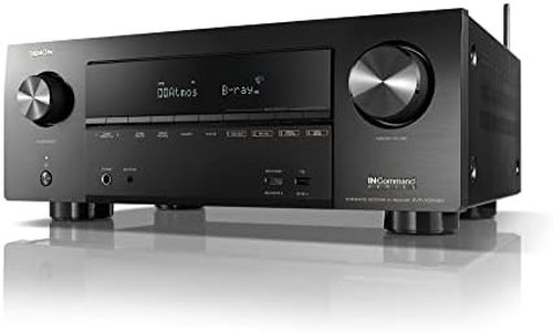 Denon AVR-X2600H 4K UHD AV Receiver | 2019 Model | 7.2 Channel, 95W Each | New Dolby Atmos Height Virtualization, Dual Subwoofer Outputs | 8 HDMI Inputs, 2 Outputs with eARC | AirPlay 2, Alexa & HEOS