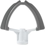 BUBOSPER 3.5 QT Flex Edge Beater for KitchenAid vertical Mixer, 3.5 quart flat mixer paddle, with flexible silicone Edge bowl scraper.