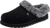 Skechers Women's Keepsakes – Ice Angel Slipper, Black, 9 Wide