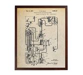 Turnip Designs Whiskey Gift Alcohol Distillation Patent Print Alcohol Still Blueprint Whisky Distillery Brewery Decor TDP1200