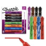 Sharpie 22480PP Flip Chart Markers, Bullet Tip, Assorted Colors, 8-Count