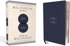 Niv/NVI Bilingual Bible, Revised Text 2022, Leathersoft, Navy / Niv/Nvi, Biblia Bilingüe, Revisión 2022, Leathersoft, Azul Añil