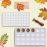 Silicone Wax Seal Mat Pad for Wax Seal Stamp Craft Adhesive Waxing 24 Cavity Wax Seal Kit with 200 Pcs Removable Sticky Point Dots for DIY Craft Glue Dots Wax Seal Stickers