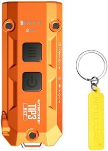 Nitecore TIP3 Multiple Color Temperatures Metallic Keychain Light Tag (Orange)