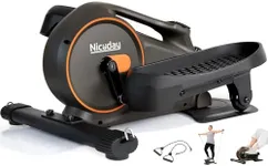 Niceday 2-in-1 Under Desk Elliptical, Ellipse Leg Exerciser with Seated/Stand Use, Manual, Quiet, Adjustable Resistance, Foot Pedal Exerciser, Ideal for Seniors.