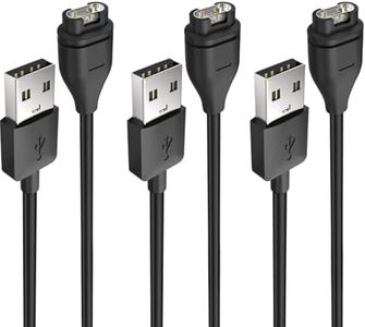 【3 Pack】Proxima Direct 1M Charging Cable for Garmin Vivoactive 5 4S 4 3, Fenix 7 7S 7X 6 6S Pro 5 5S 5X, Forerunner 255 255S 955 935 945 55 245 45 45S, Vivomove 3 3S, Vivosport, Venu sq/Instinct 2 2S