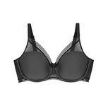 Triumph Womens Infinite Sensation W01 Minimizer Bra, Black, 42E UK