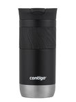 Contigo Byron 2.0 Snapseal Travel Mug,Stainless Steel Thermal Mug,Vacuum Flask,Leakproof Tumbler,Coffee to Go Mug with Bpa Free Easy-Clean Lid,Licorice,470 Ml