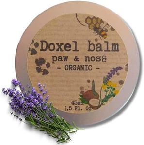 Doxel Balm – Baume Naturel pour Chiens – Hydrate, Nourriture, protège – Répare et apaise Les Coussinets Pattes et Nez – Protection de la Peau – 100% Naturel – 100% écologique. - 45 ML.