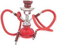 Hookah 2 Hose Set Glass Water Vase 