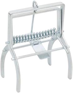 vidaXL 4X Pièges à Taupes Éliminateurs de Taupes Pièges à Griffes à Taupes Pièges Antiparasitaires Pelouse Jardin Argenté Acier Galvanisé