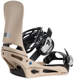Burton Men's Cartel Re:Flex Snowboard Bindings, Medium, Summit Taupe