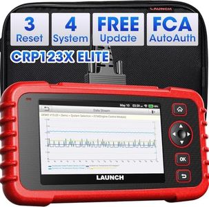 Launch OBD2 Scanner CRP123X Elite, 2026 Lifetime Update WiFi Scan Tool, Engine at SRS Airbag Scanner, 3 Resets Diagnostic Scanner, Code Reader for All Cars, AutoVIN, FCA SGW, Voltage Monitor